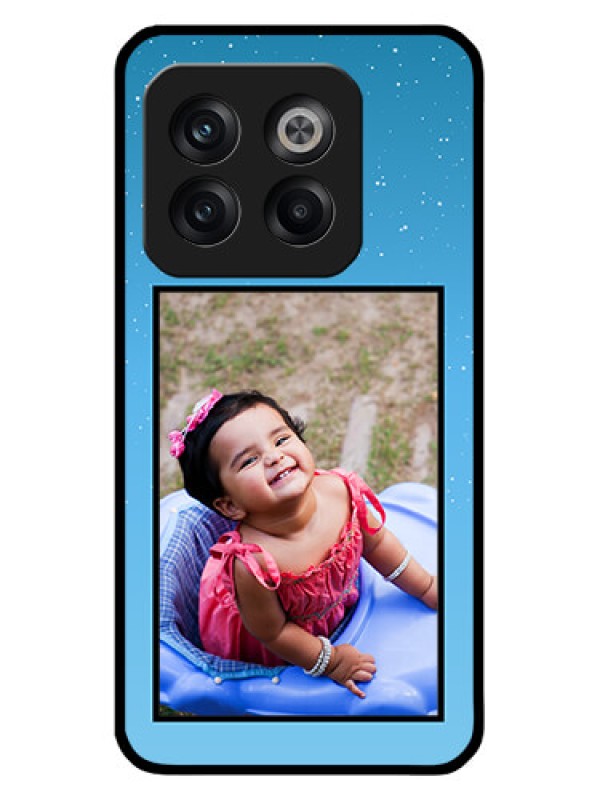 Custom OnePlus 10T 5G Custom Glass Mobile Case - Wave Pattern Colorful Design