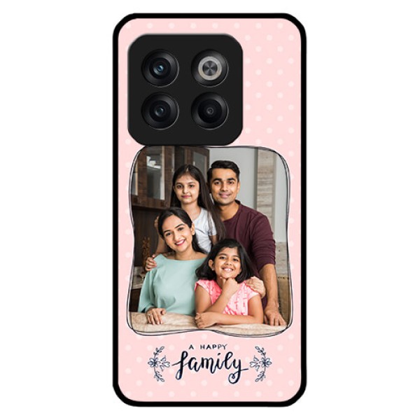 OnePlus 10T 5G Custom Glass Phone Case - Family with Dots Design OnePlus 10T 5G Custom Glass Phone Case - Family with Dots Design