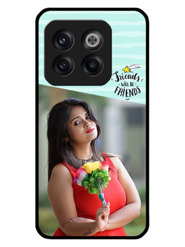 Custom OnePlus 10T 5G Custom Glass Phone Case - Friends Picture Icon Design