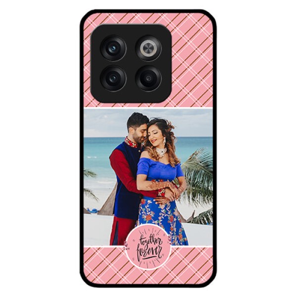 OnePlus 10T 5G Personalized Glass Phone Case - Together Forever Design OnePlus 10T 5G Personalized Glass Phone Case - Together Forever Design