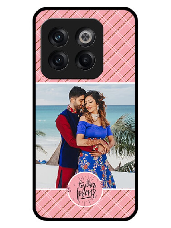 Custom OnePlus 10T 5G Personalized Glass Phone Case - Together Forever Design