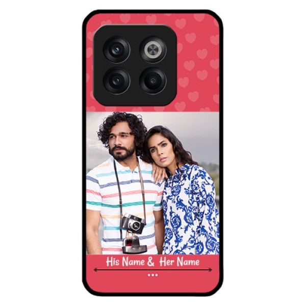 OnePlus 10T 5G Photo Printing on Glass Case - Simple Love Design