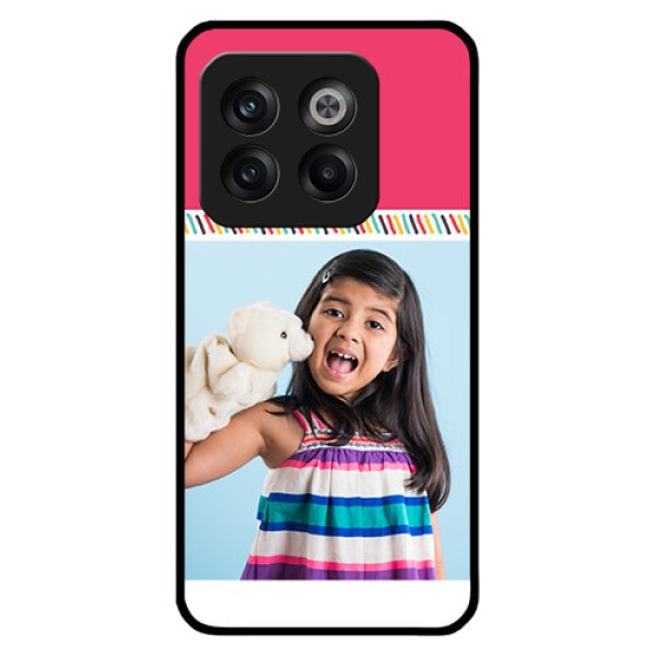 OnePlus 10T 5G Personalized Glass Phone Case - Line art design