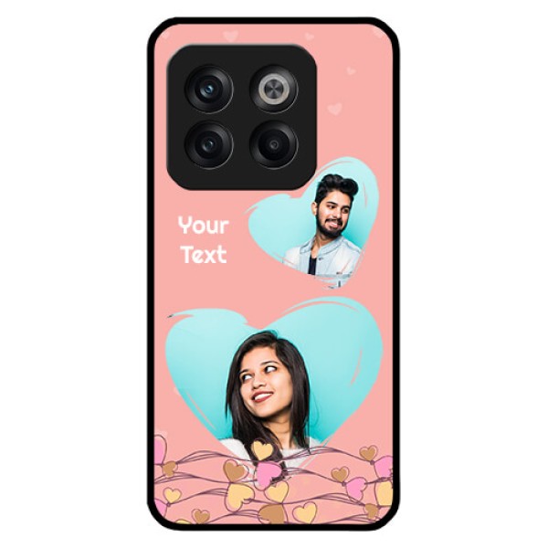 OnePlus 10T 5G Custom Glass Mobile Case - Love Doodle Design