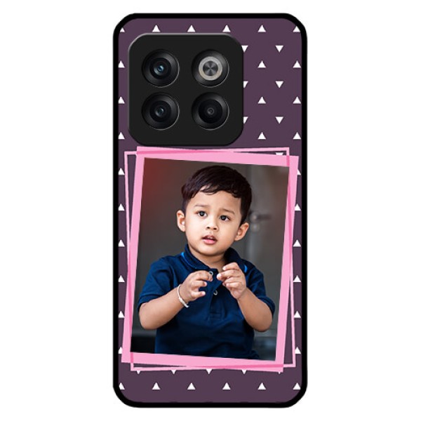 OnePlus 10T 5G Custom Glass Mobile Case - Triangle Pattern Dotted Design OnePlus 10T 5G Custom Glass Mobile Case - Triangle Pattern Dotted Design