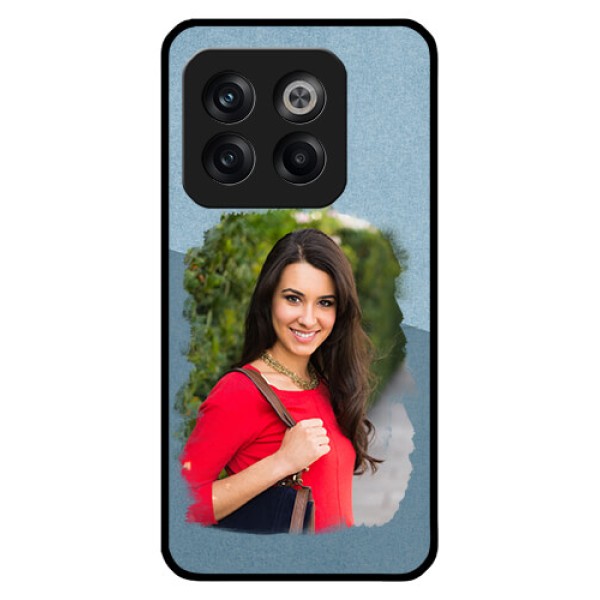 OnePlus 10T 5G Custom Glass Mobile Case - Grunge Line Art Design