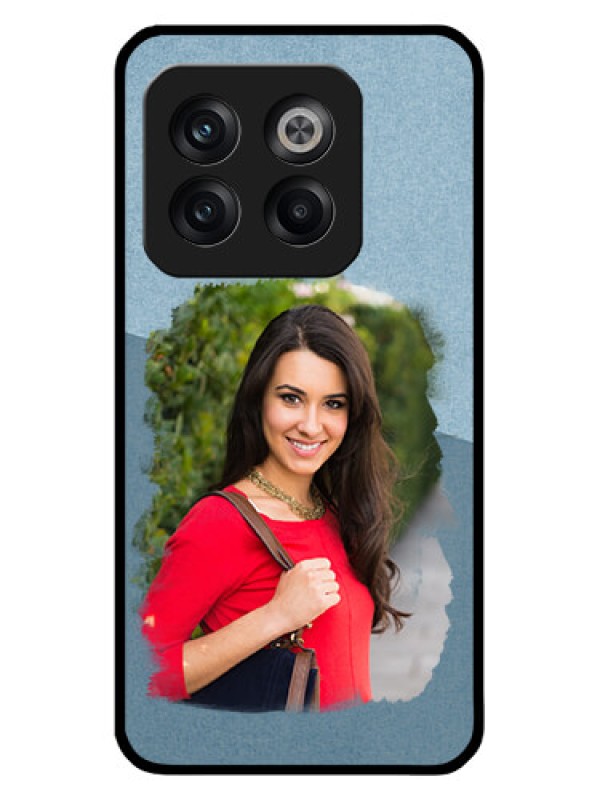 Custom OnePlus 10T 5G Custom Glass Mobile Case - Grunge Line Art Design