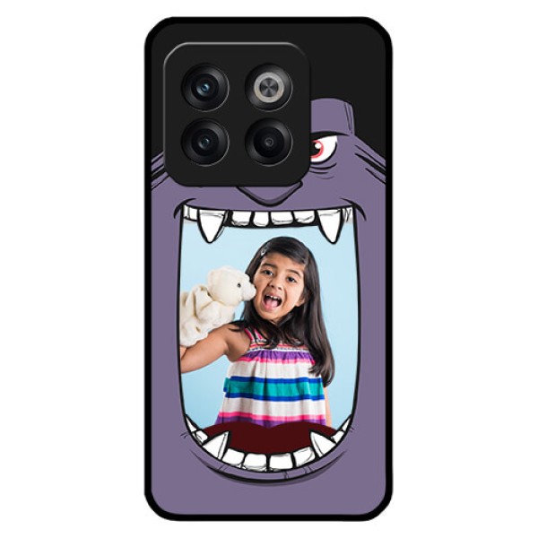 OnePlus 10T 5G Custom Glass Phone Case - Angry Monster Design