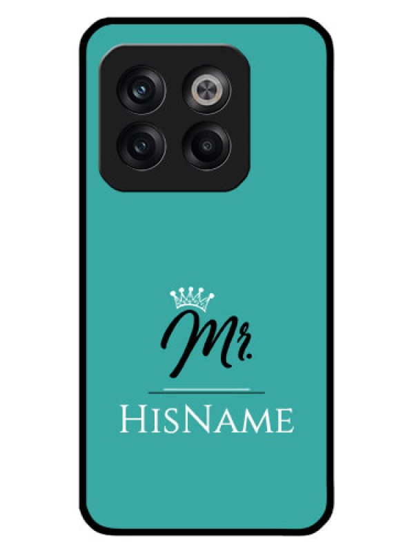 Custom OnePlus 10T 5G Custom Glass Phone Case Mr with Name