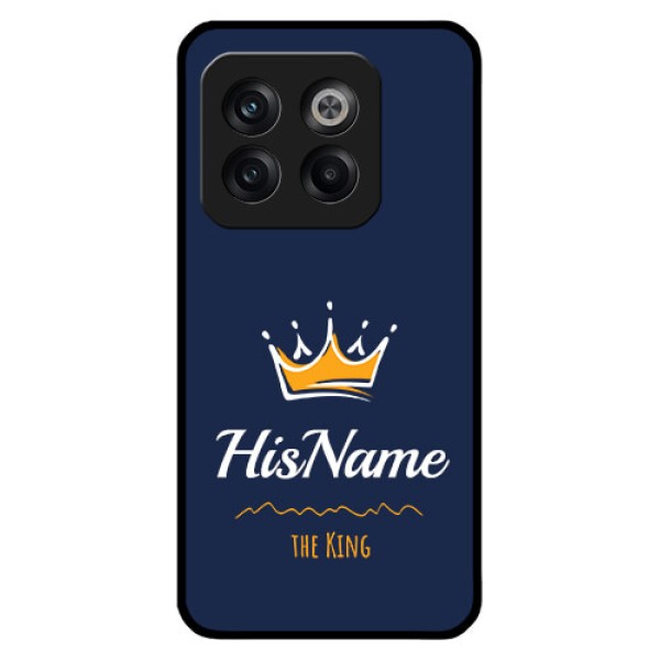 OnePlus 10T 5G Glass Phone Case King with Name OnePlus 10T 5G Glass Phone Case King with Name