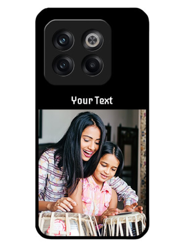Custom OnePlus 10T 5G Photo with Name on Glass Phone Case