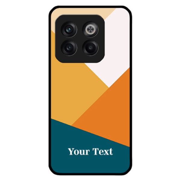OnePlus 10T 5G Personalized Glass Phone Case - Stacked Multi-colour Design OnePlus 10T 5G Personalized Glass Phone Case - Stacked Multi-colour Design