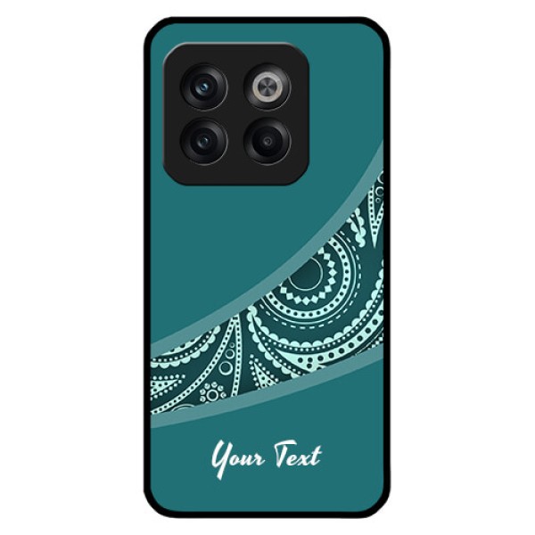 OnePlus 10T 5G Photo Printing on Glass Case - semi visible floral Design OnePlus 10T 5G Photo Printing on Glass Case - semi visible floral Design
