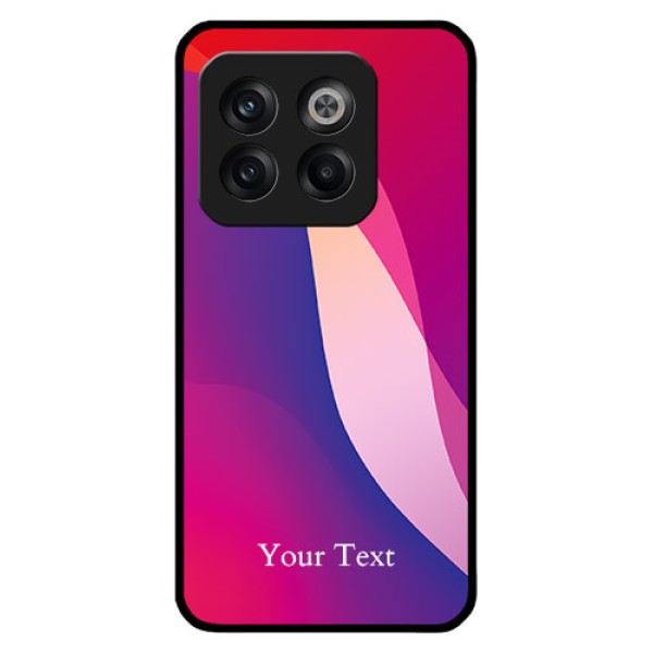 OnePlus 10T 5G Personalized Glass Phone Case - Digital abstract Overlap Design OnePlus 10T 5G Personalized Glass Phone Case - Digital abstract Overlap Design