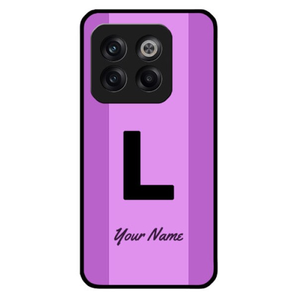 OnePlus 10T 5G Custom Glass Phone Case - Tricolor custom text Design OnePlus 10T 5G Custom Glass Phone Case - Tricolor custom text Design