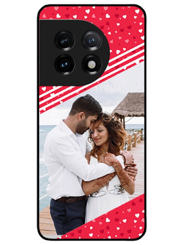 Custom OnePlus 11 5G Custom Glass Mobile Case - Valentines Gift Design