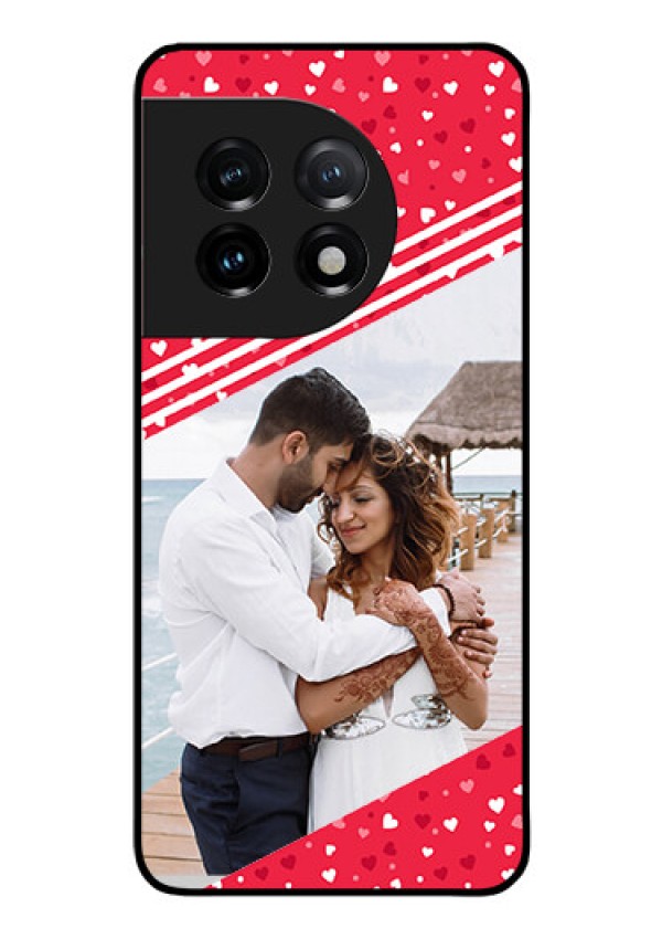 OnePlus 11 5G Custom Glass Mobile Case - Valentines Gift Design