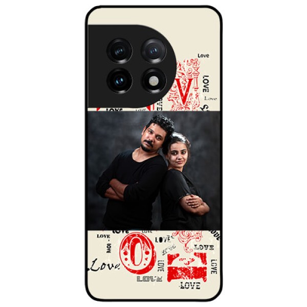 OnePlus 11 5G Photo Printing on Glass Case - Trendy Love Design Case OnePlus 11 5G Photo Printing on Glass Case - Trendy Love Design Case