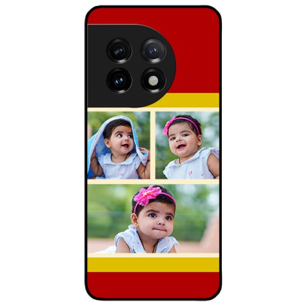 OnePlus 11 5G Custom Glass Mobile Case - Multiple Pic Upload Design OnePlus 11 5G Custom Glass Mobile Case - Multiple Pic Upload Design