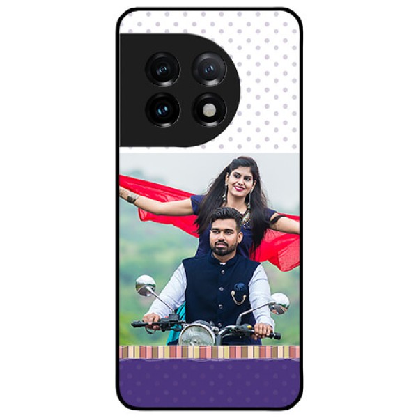 OnePlus 11 5G Photo Printing on Glass Case - Cute Family Design