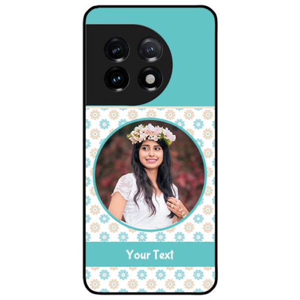 OnePlus 11 5G Custom Glass Mobile Case - Beautiful Flowers Design