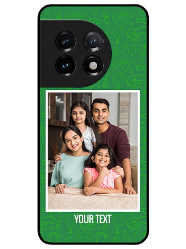 Custom OnePlus 11 5G Personalized Glass Phone Case - Picture Upload Design