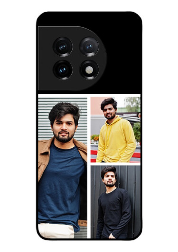 OnePlus 11 5G Photo Printing on Glass Case - Upload Multiple Picture Design