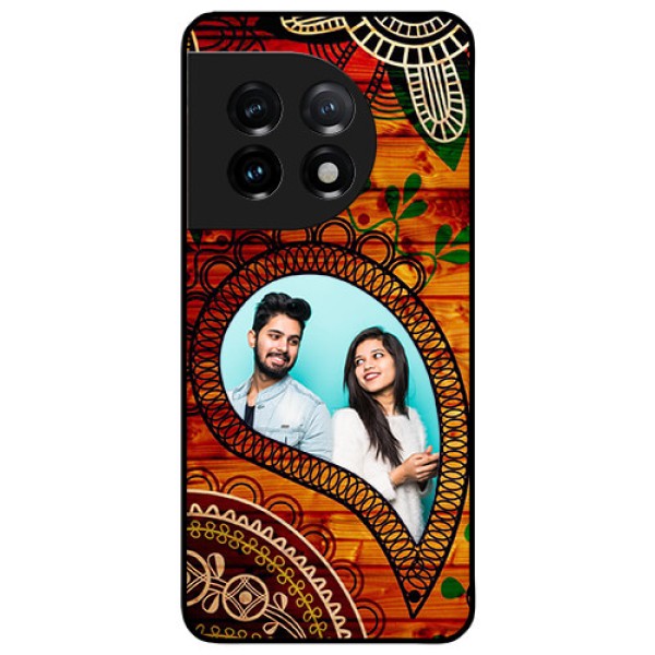 OnePlus 11 5G Personalized Glass Phone Case - Abstract Colorful Design