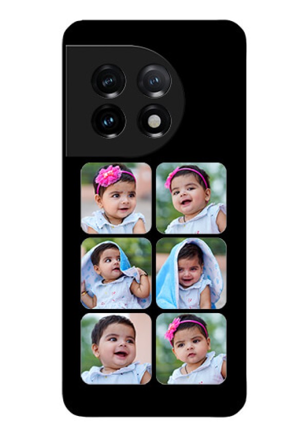 OnePlus 11 5G Photo Printing on Glass Case - Multiple Pictures Design