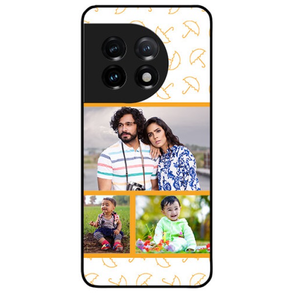 OnePlus 11 5G Custom Glass Mobile Case - Yellow Pattern Design OnePlus 11 5G Custom Glass Mobile Case - Yellow Pattern Design