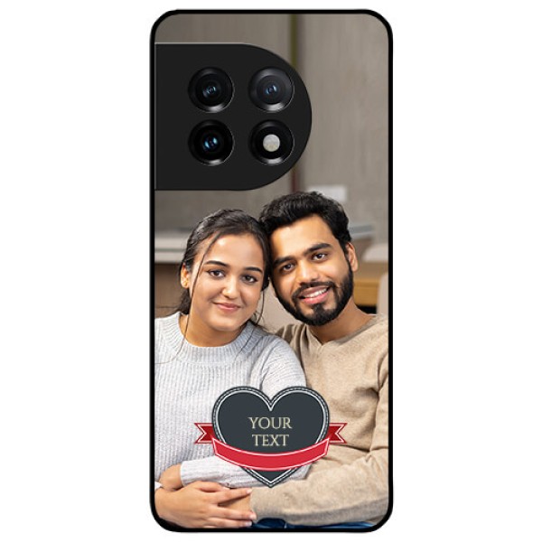 OnePlus 11 5G Custom Glass Phone Case - Just Married Couple Design
