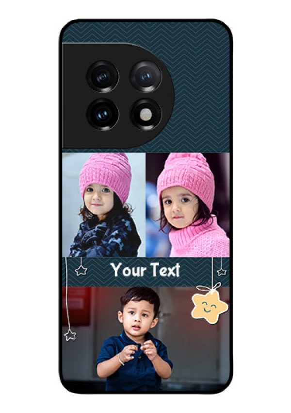 OnePlus 11 5G Custom Glass Mobile Case - Hanging Stars Design