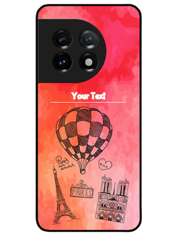 Custom OnePlus 11 5G Custom Glass Phone Case - Paris Theme Design