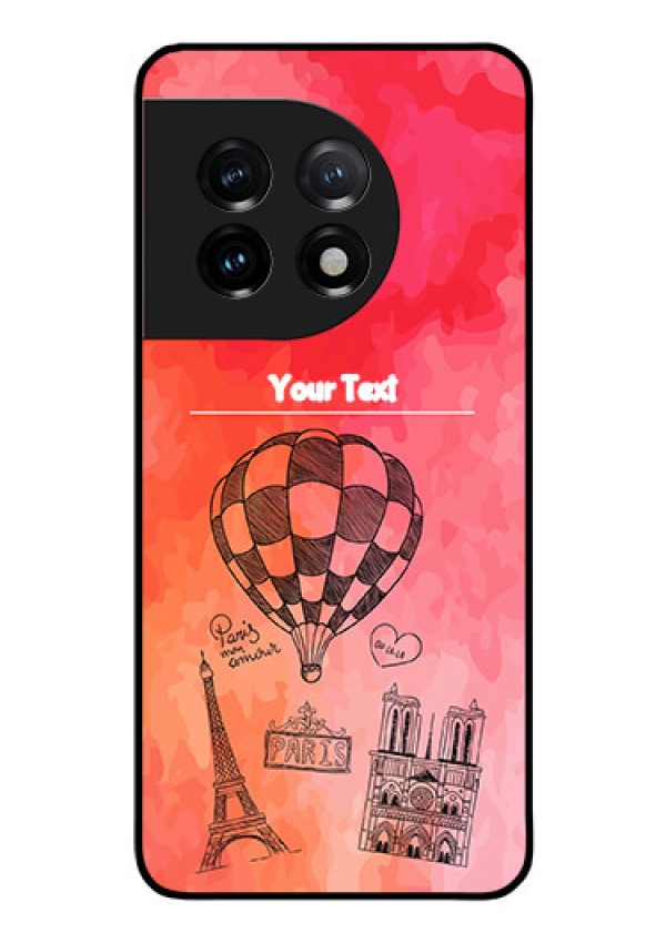 OnePlus 11 5G Custom Glass Phone Case - Paris Theme Design