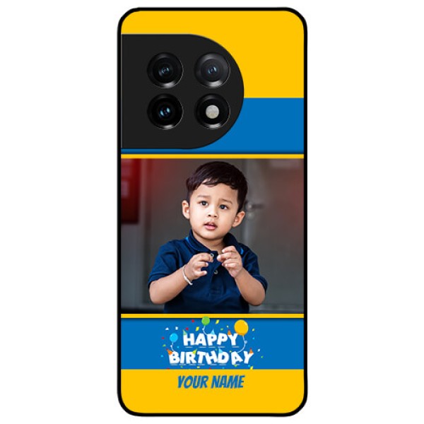 OnePlus 11 5G Custom Glass Mobile Case - Birthday Wishes Design OnePlus 11 5G Custom Glass Mobile Case - Birthday Wishes Design