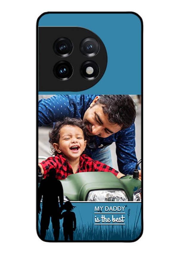 OnePlus 11 5G Custom Glass Mobile Case - Best dad design