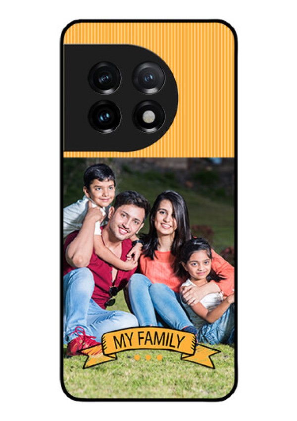 OnePlus 11 5G Custom Glass Phone Case - My Family Design
