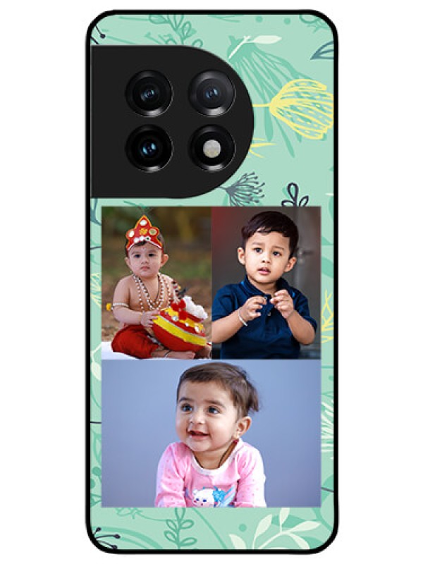 Custom OnePlus 11 5G Photo Printing on Glass Case - Forever Family Design
