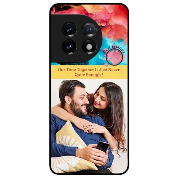 OnePlus 11 5G Custom Glass Mobile Case - Quote with Acrylic Painting Design OnePlus 11 5G Custom Glass Mobile Case - Quote with Acrylic Painting Design
