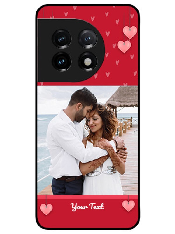Custom OnePlus 11 5G Custom Glass Phone Case - Valentines Day Design