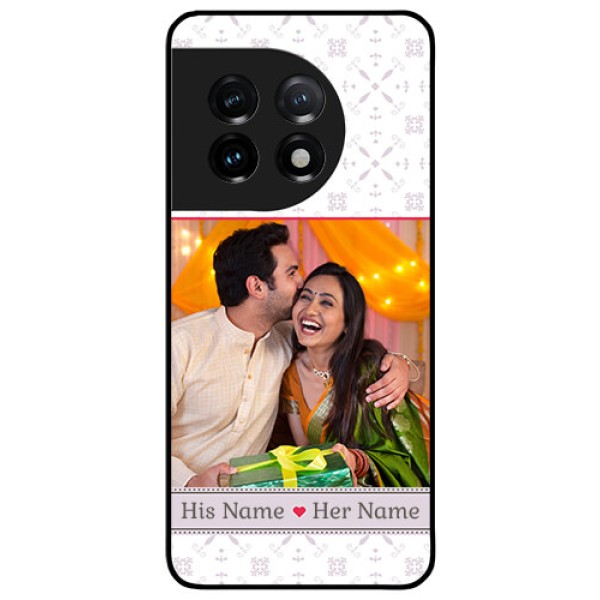 OnePlus 11 5G Custom Glass Mobile Case - with Photo and Ethnic Design