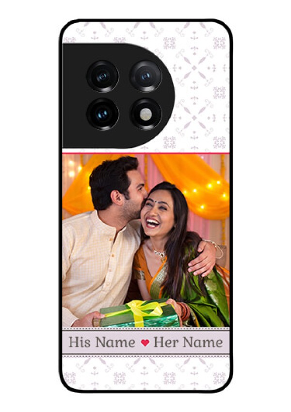 OnePlus 11 5G Custom Glass Mobile Case - with Photo and Ethnic Design