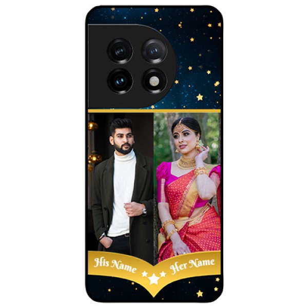 OnePlus 11 5G Custom Glass Phone Case - Galaxy Stars Backdrop Design OnePlus 11 5G Custom Glass Phone Case - Galaxy Stars Backdrop Design