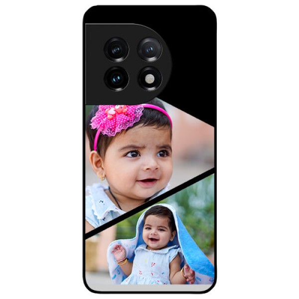 OnePlus 11 5G Custom Glass Phone Case - Semi Cut Design