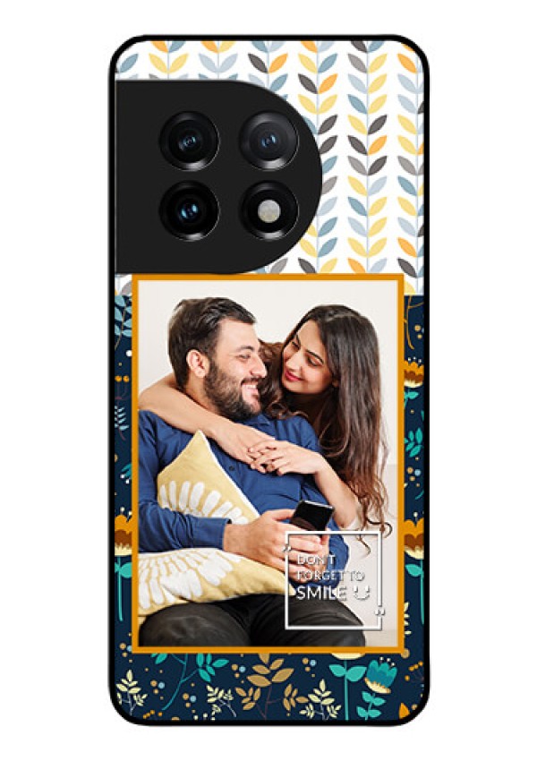 OnePlus 11 5G Custom Glass Mobile Case - Pattern Design