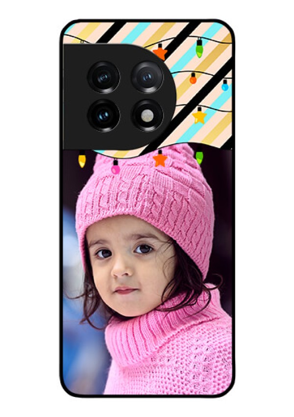 OnePlus 11 5G Custom Glass Mobile Case - Lights Hanging Design