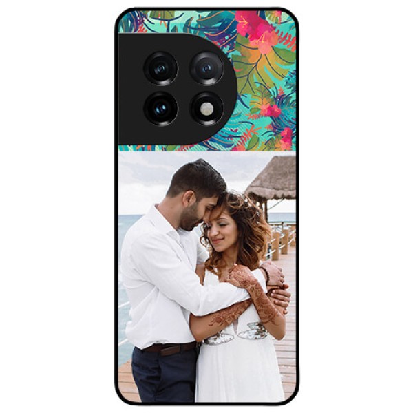 OnePlus 11 5G Photo Printing on Glass Case - Watercolor Floral Design OnePlus 11 5G Photo Printing on Glass Case - Watercolor Floral Design