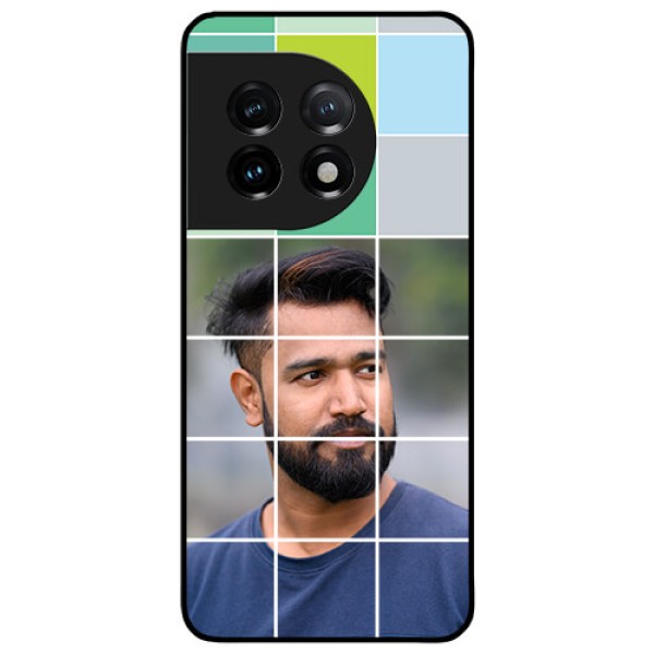 OnePlus 11 5G Photo Printing on Glass Case - with white box pattern OnePlus 11 5G Photo Printing on Glass Case - with white box pattern