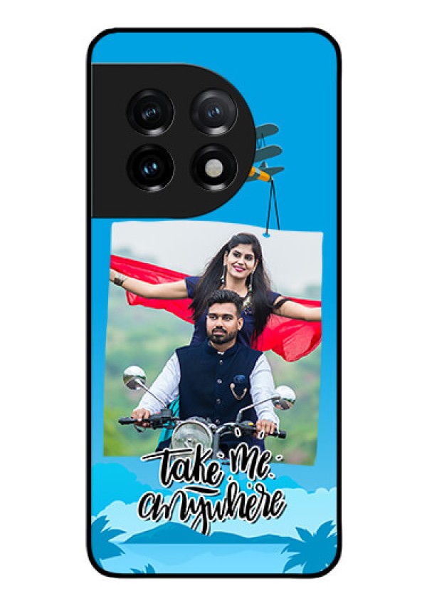OnePlus 11 5G Custom Glass Mobile Case - Traveller Design