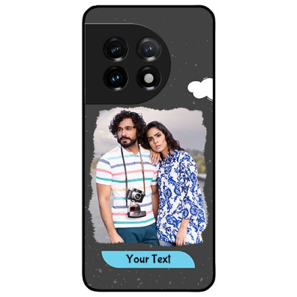 OnePlus 11 5G Custom Glass Phone Case - Splashes with love doodles Design OnePlus 11 5G Custom Glass Phone Case - Splashes with love doodles Design